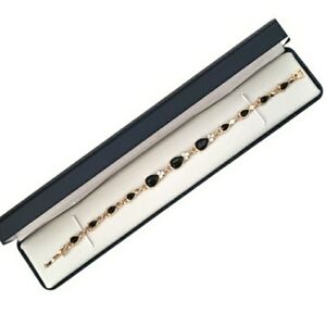 NEW Gold Black Onyx Bracelet
